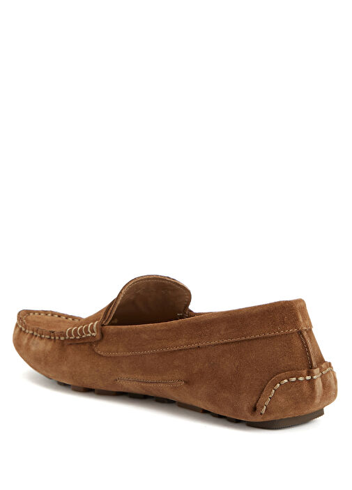 Açık Kahverengi Erkek Deri Loafer - Görsel 4