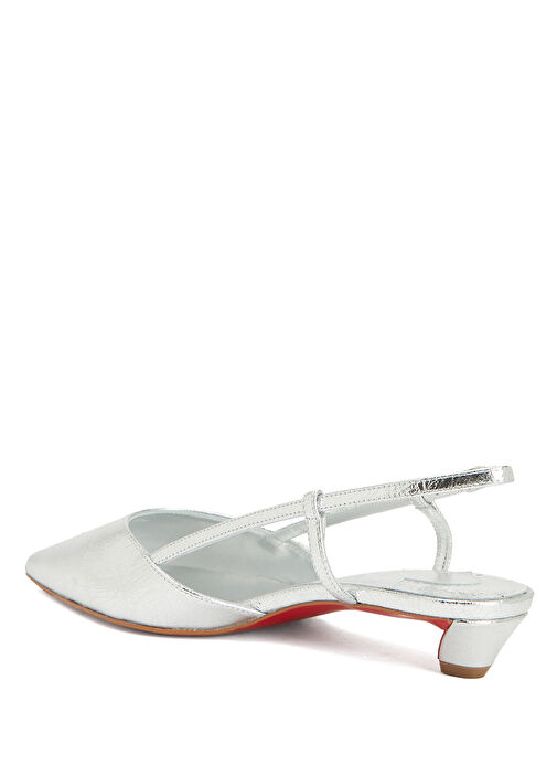 Miss Z Silver Deri Topuklu Ayakkabı - Görsel 4