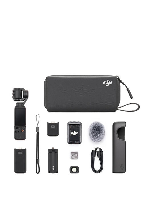 家電 dji osmo pocket 3 creator combo DJI - Osmo Pocket 3 Creator Combo Gimbal - Siyah