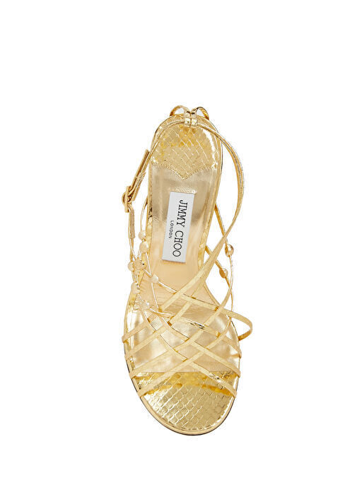 Felice Gold Kadın Deri Sandalet - Görsel 5