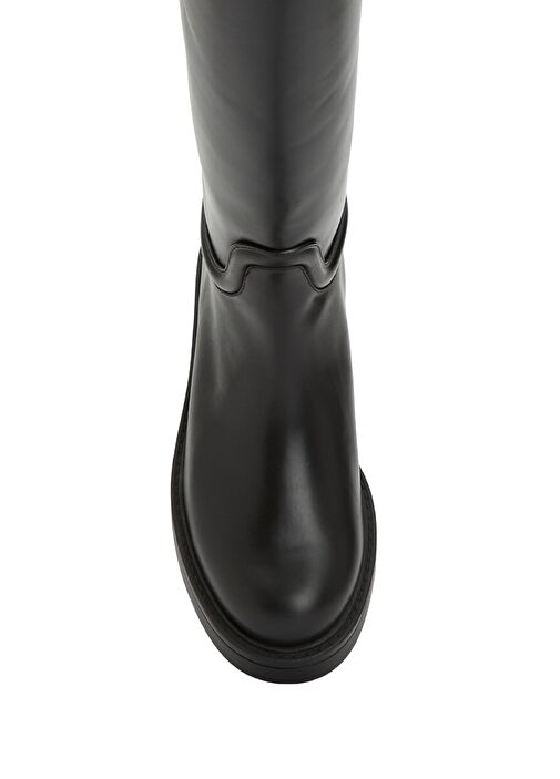Siyah Kadın Deri Çizme - Görsel 5