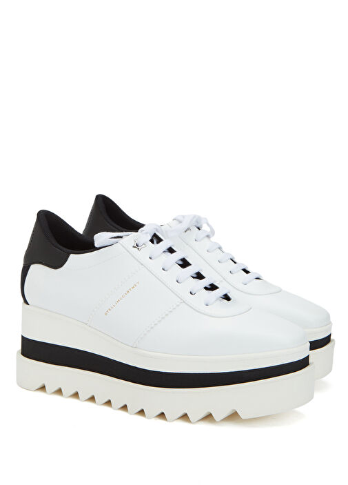 Beyaz Kadın Sneaker - Görsel 3