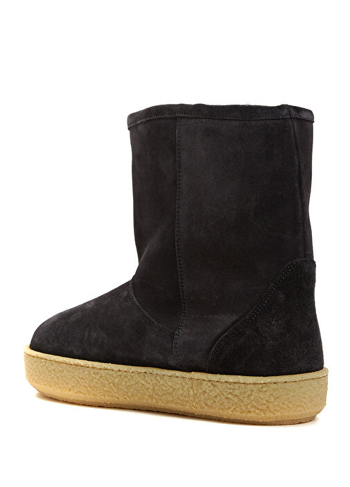 Siyah Kadın Deri Bot - Görsel 4
