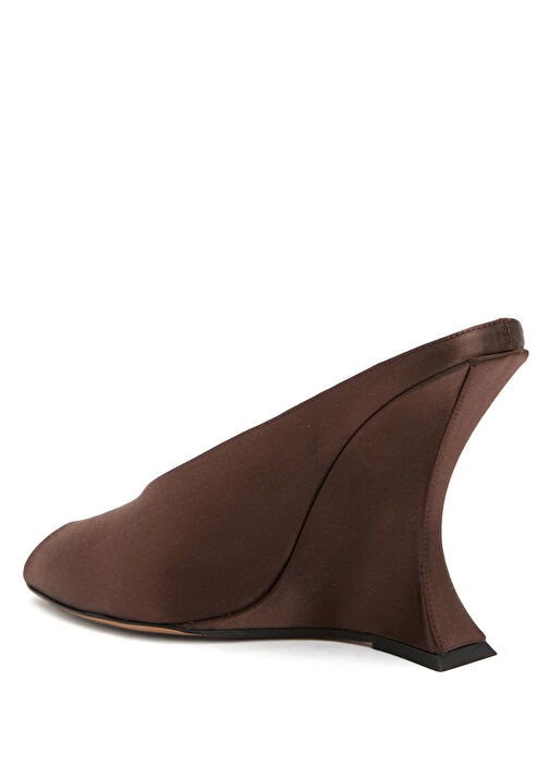 Koyu Kahverengi Kadın Terlik - Görsel 4