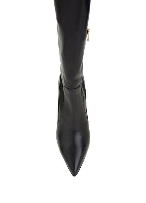 Siyah Kadın Deri Çizme - Görsel 11
