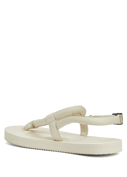 Kat Kırık Beyaz Kadın Sandalet - Görsel 4