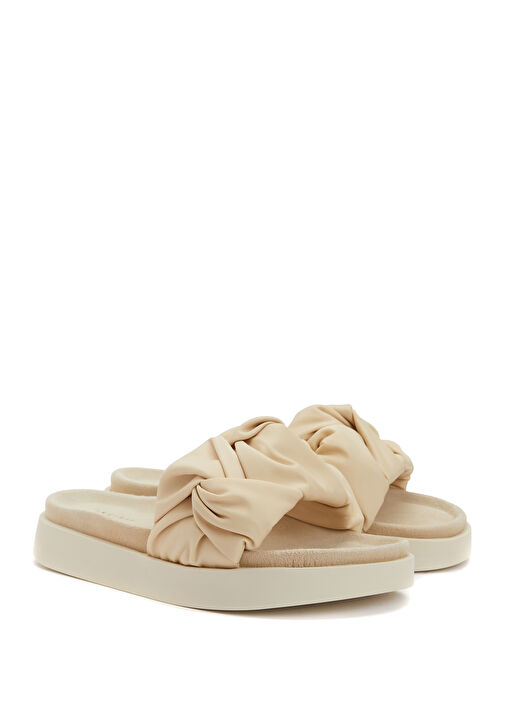 Krem Kadın Terlik - Görsel 3