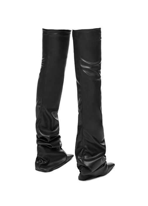 Siyah Kadın Çizme - Görsel 4