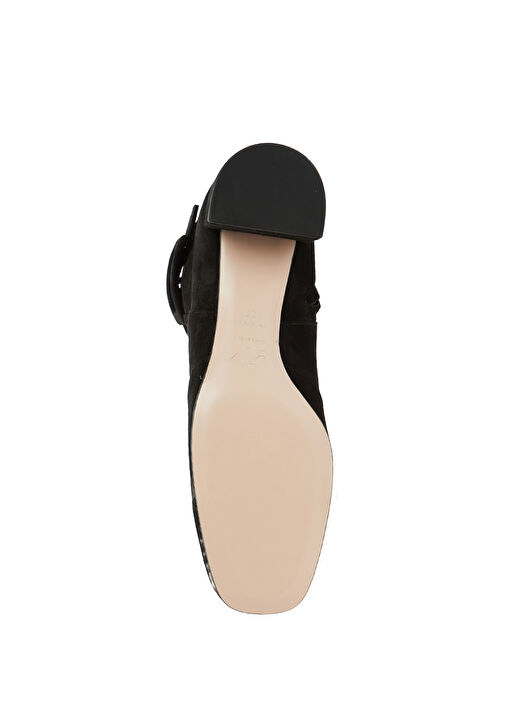 Siyah Topuklu Süet Bot - Görsel 6