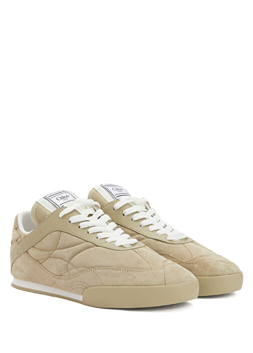 Kick Bej Kadın Süet Sneaker - Görsel 3