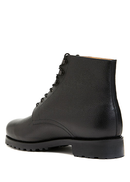 Worker Siyah Erkek Deri Bot - Görsel 4