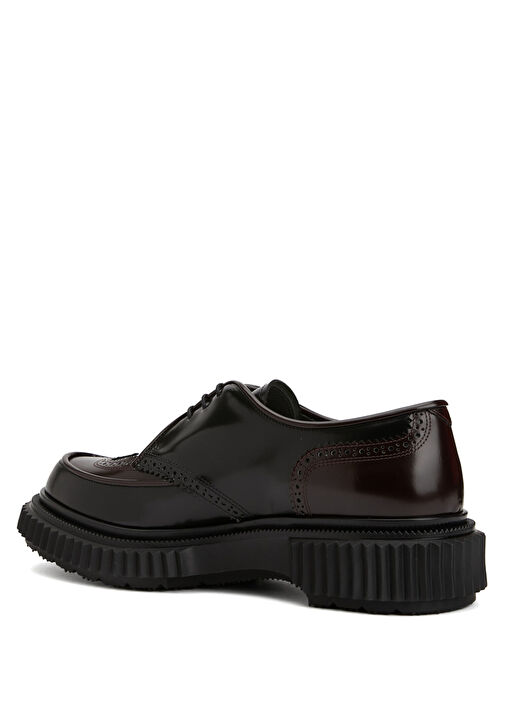 Adieu Bordo Siyah Adieu Deri Erkek Ayakkabı