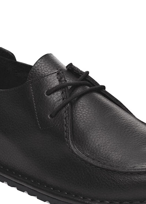 Utti Siyah Erkek Deri Ayakkabı - Görsel 7