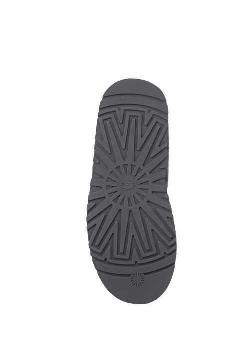 Tazzelle Koyu Gri Kadın Deri Bot - Görsel 6