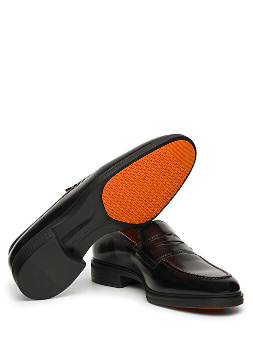 Siyah Erkek Deri Loafer - Görsel 4
