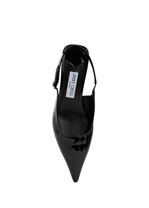 Amel Siyah Deri Topuklu Ayakkabı - Görsel 5