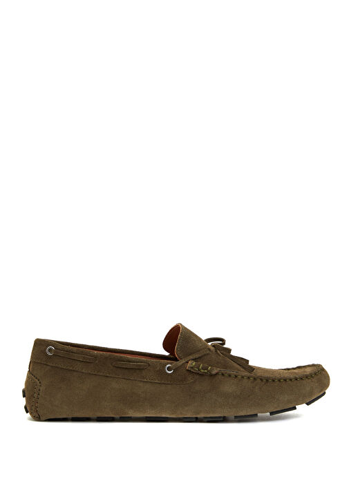 Haki Erkek Süet Driver - Görsel 2