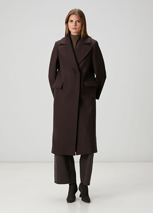 Mürdüm Boyfriend Yün Palto