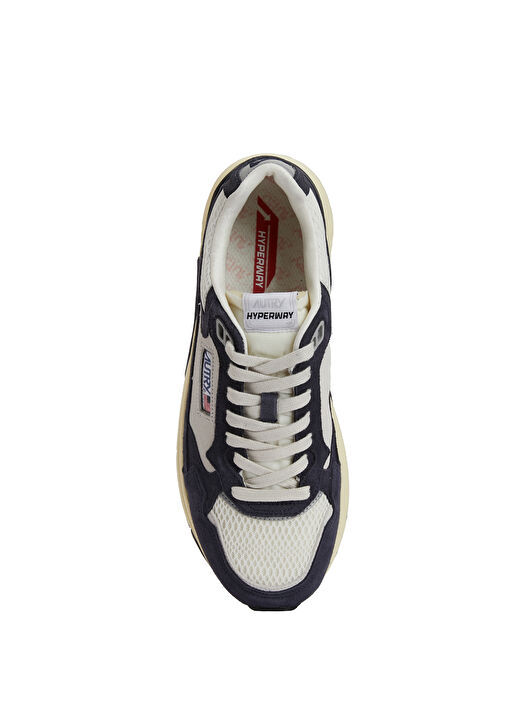 Hyperway Lacivert Beyaz Erkek Deri Sneaker - Görsel 5