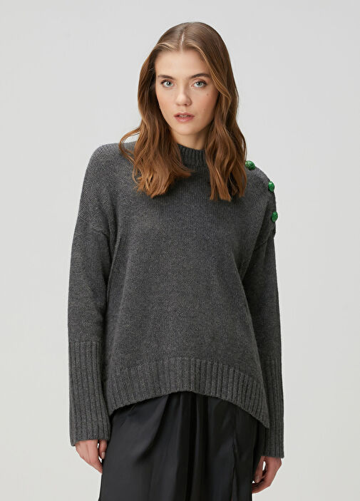 Zadig&Voltaire - Malta Dark Grey Cashmere Sweater