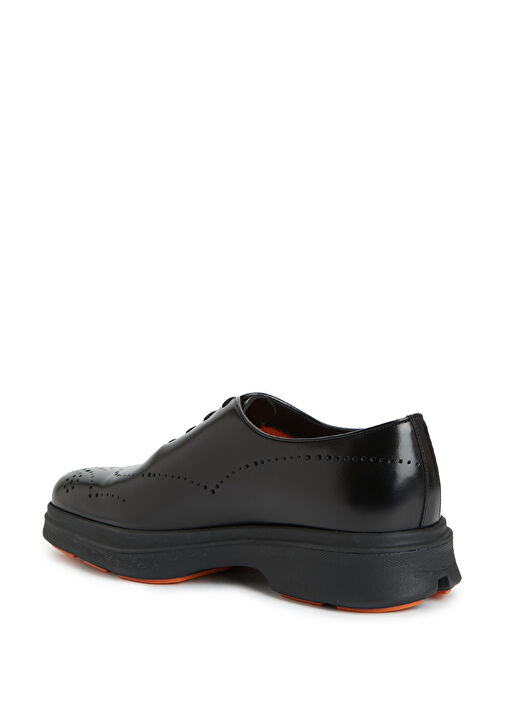 Easy On Siyah Erkek Deri Ayakkabı - Görsel 4