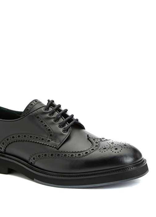 Siyah Erkek Deri Ayakkabı - Görsel 7