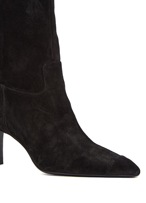 Siyah Kadın Süet Bot - Görsel 7