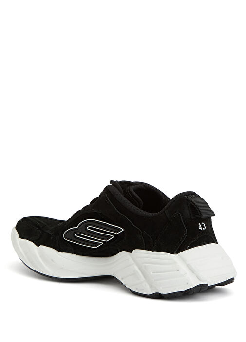 Monday Siyah Beyaz Erkek Deri Sneaker - Görsel 4