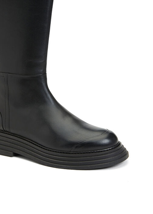 Divarese Divarese Siyah Kadın Deri Çizme Bot | Beymen Siyah - 8. görsel