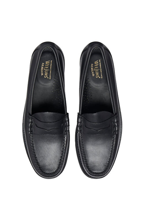 Siyah Erkek Deri Loafer - Görsel 4