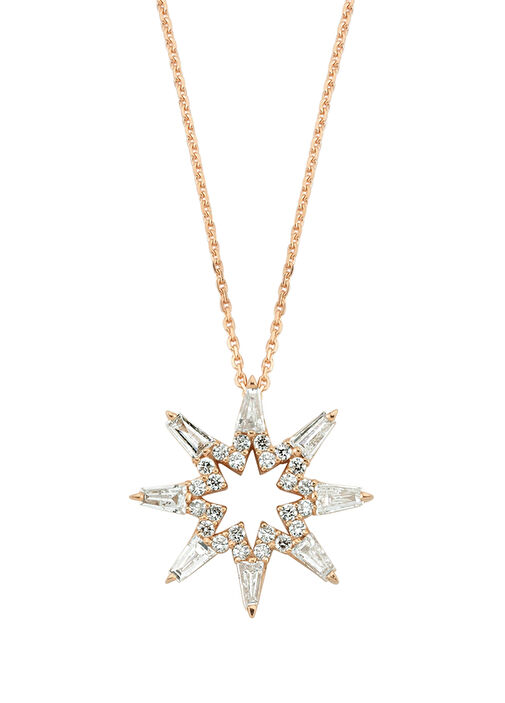 Venüs Star Kadın Pırlanta Altın Kolye