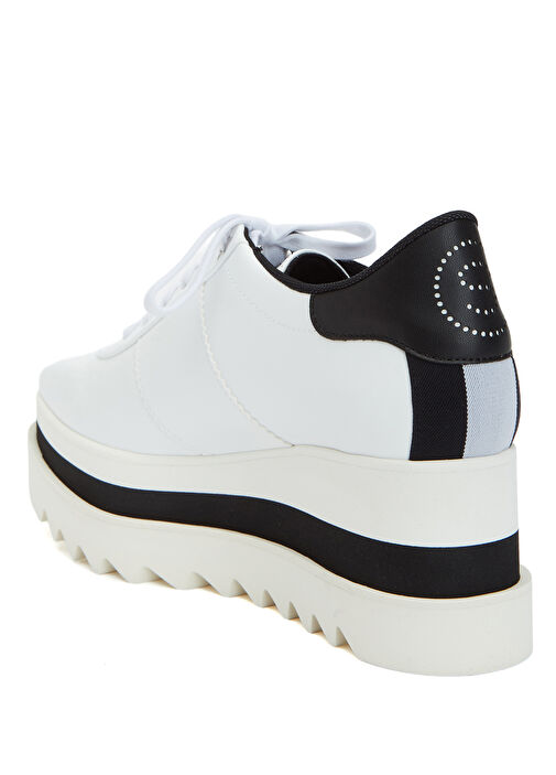 Beyaz Kadın Sneaker - Görsel 4