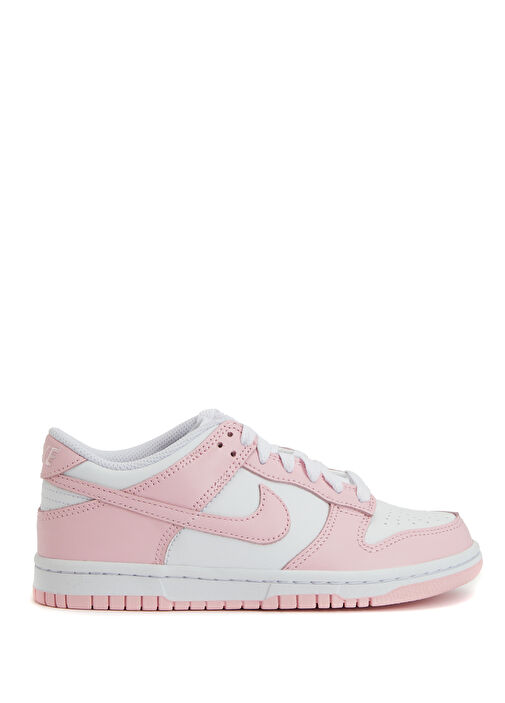 Dunk Low Beyaz Unisex Çocuk Deri Sneaker - Görsel 2