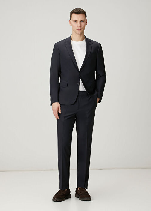 Drop 6 Lacivert Yün Takım Elbise