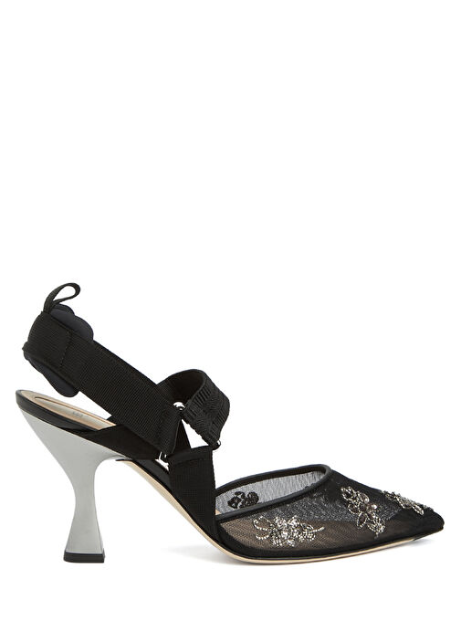 Siyah Topuklu Ayakkabı - Görsel 2