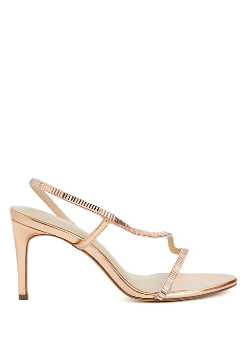 Rose Gold Kadın Taşlı Sandalet - Görsel 2