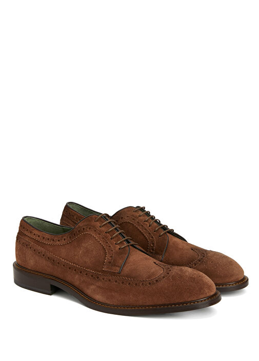Kahverengi Erkek Deri Ayakkabı - Görsel 3