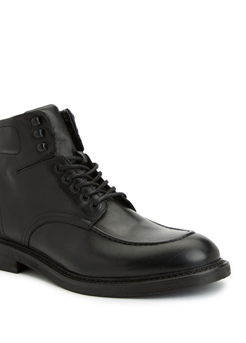 Siyah Erkek Deri Bot - Görsel 7