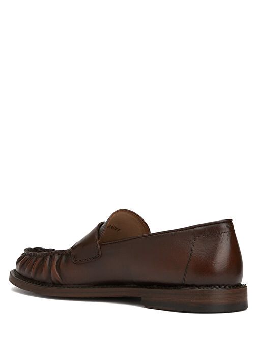Pantanetti Kahverengi Pantanetti Deri Erkek Loafer
