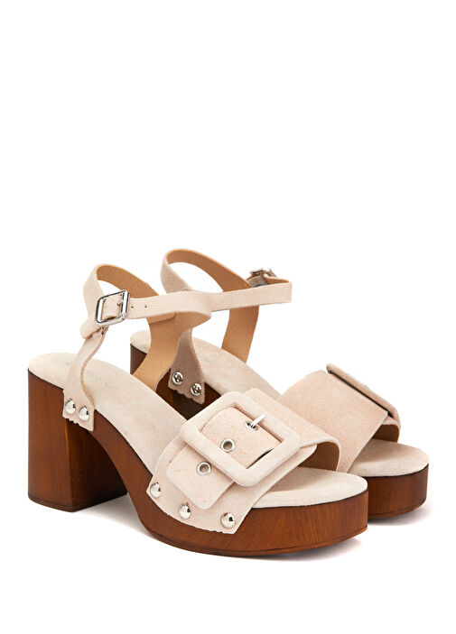 Açık Pembe Kadın Sandalet - Görsel 3