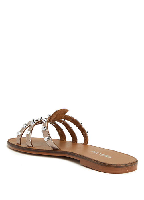 Platin Troklu Kadın Terlik - Görsel 4