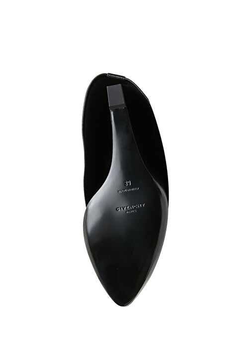 Shark Lock Siyah Kadın Deri Çizme - Görsel 6