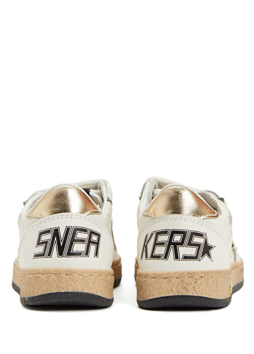 Ballstar Gold Unisex Çocuk Deri Sneaker - Görsel 5