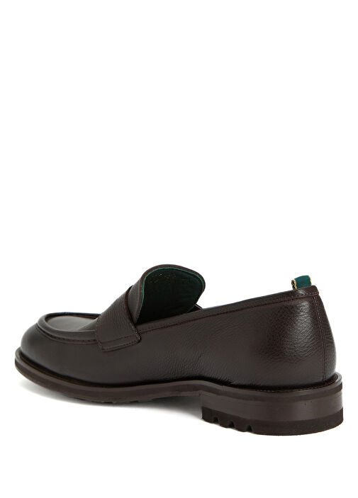 Kahverengi Erkek Deri Loafer - Görsel 4