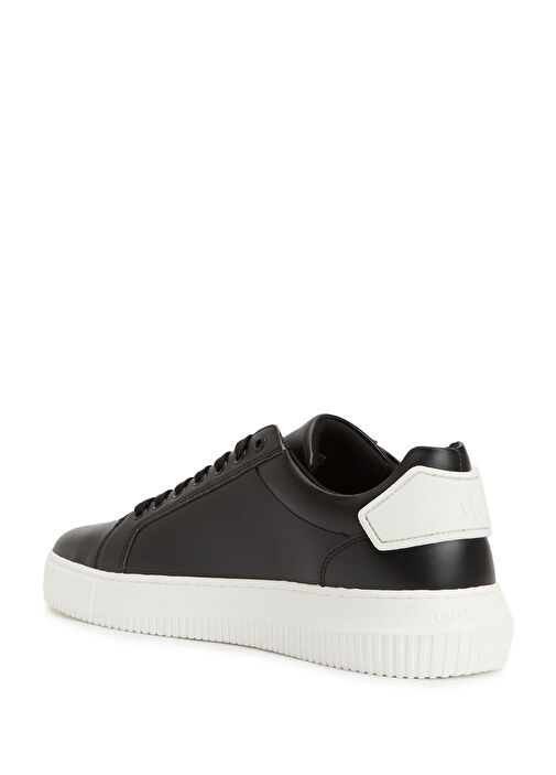 Siyah Logolu Erkek Sneaker - Görsel 4
