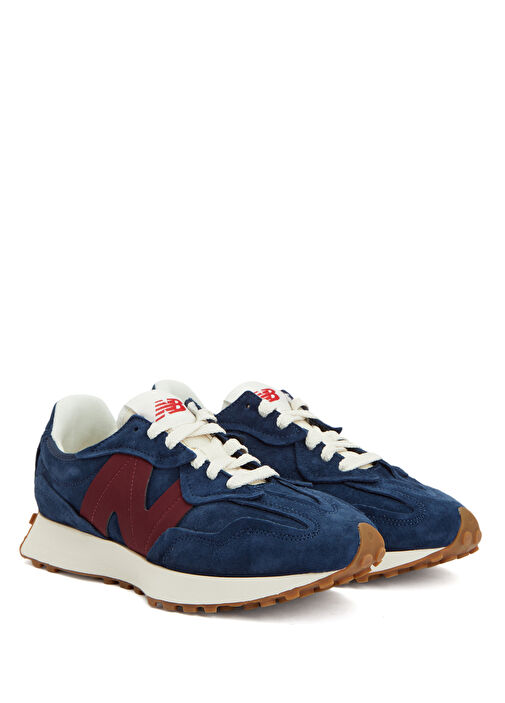 327 Lacivert Erkek Deri Sneaker - Görsel 3