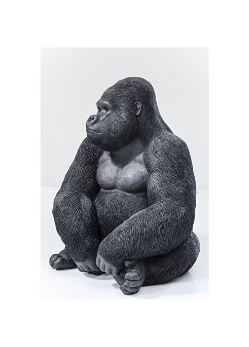 ゴリラ　KARE XL Kare Design - Monkey Gorilla Side XL Black Dekoratif Figür - Çok