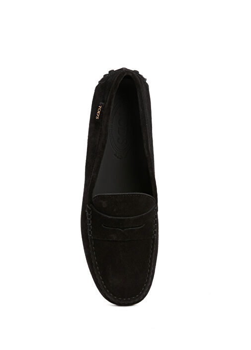 Siyah Kadın Deri Loafer - Görsel 5