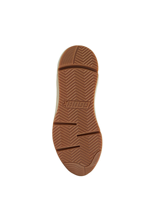 Running Sole Siyah Krem Kadın Deri Sneaker - Görsel 6