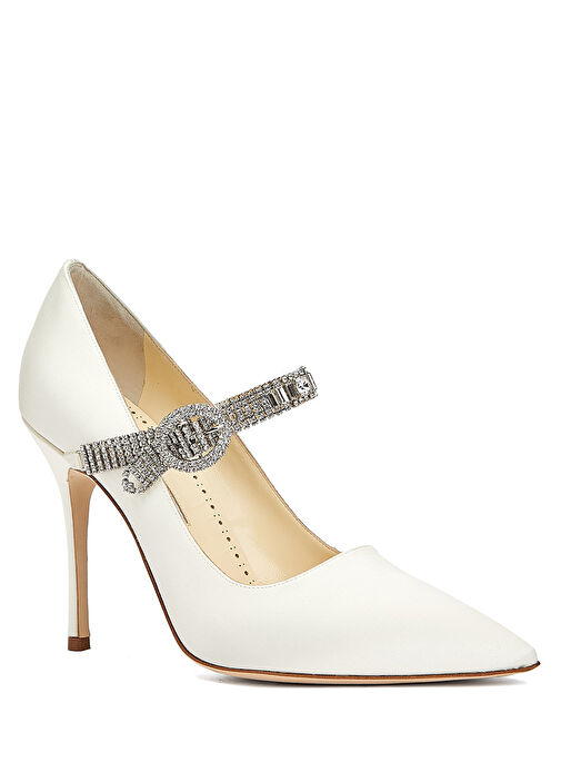 Hamedi Ekru Topuklu Ayakkabı - Görsel 3